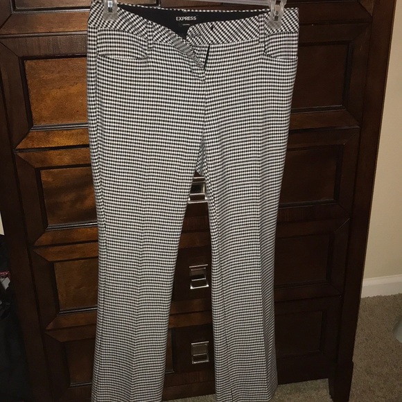 Checkered express slacks worn once - Picture 1 of 3